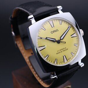 Oris Vintage Swiss 17 Jewels Hand-Wound Mechanical Men's Watch - FREE SHIPPING